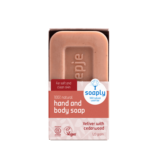 Hand- and body soap Vetiver with Cedarwood - Soaply