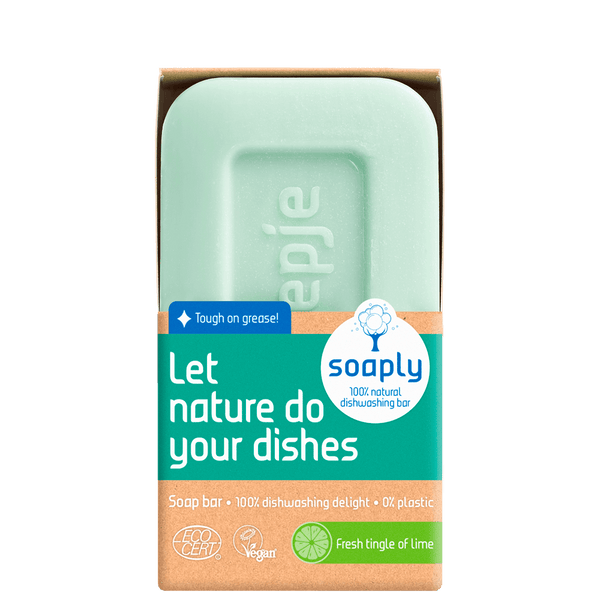 Dishwashing soap bar Fresh Tingle of Lime - Soaply